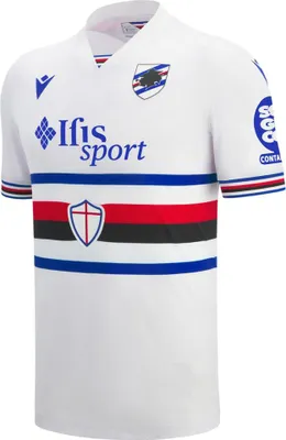 Produktbild von Macron Uc Sampdoria 25/26 Weg Kurzarm-t-shirt Weiß XL Herren Weiß XL