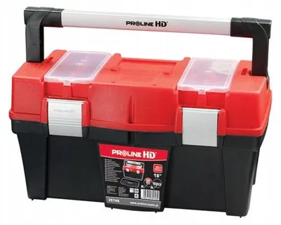 Immagine prodotto di Cassetta portautensili 18" con ganci AL, 458x257x245 mm, ProlineHD