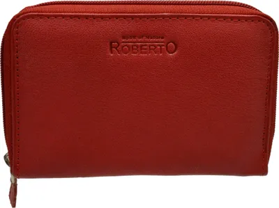 Produktbild von flevado Schmale leichte Damengeldbörse Leder praktisch handliches Design Brieftasche Portemonnaie