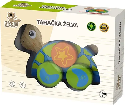 Produktbild von Bambule Holz-Ziehspielzeug für die kleinsten Kinder, Maße: 18 x 12 x 6 cm