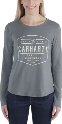 Image de Carhartt Lockhart Graphic Long Sleeve T-Shirt BALSAM GREEN - XS