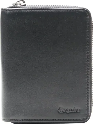 Immagine prodotto di Esquire portafoglio Silk 02 Zip Around Wallet Black nero