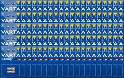 Produktbild von 200x Varta V23GA 12V Batterien 100er Set – 2er-Blister