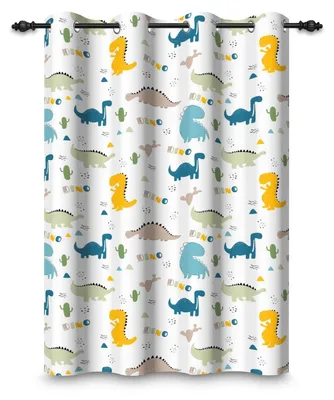 Immagine prodotto di Omgoods - Tenda oscurante a tema dinosauri per bambini - 135x175 cm