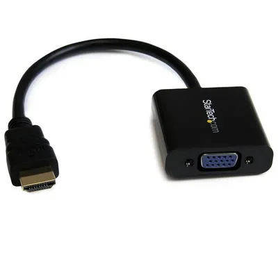 Image de Startech Adapter HDMI > VGA Video Konverter 1080P 245mm schw