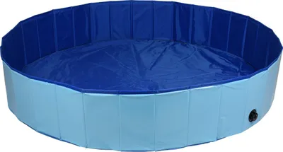 Produktbild von Flamingo Hundepool Doggy Splatter blau, Maße: 160 x 30 cm