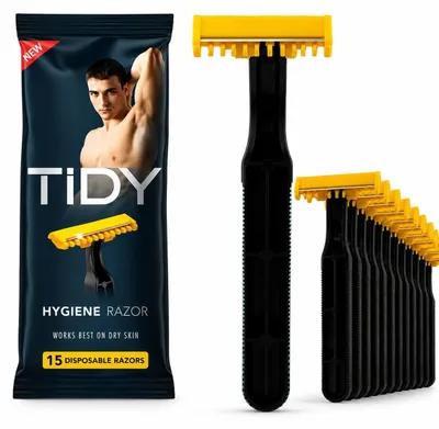 Obrázek produktu pro Hygienické jednorázové holicí strojky pro muže, 15 kusů