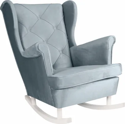 Produktbild von Křeslo Schaulk Křeslo do obývacího pokoje Velvet lounge chair Televizní křeslo Relaxační křeslo Křeslo do obývacího pokoje Křeslo ke kávě Křeslo, 102 x 81 x 95 cm, světle modrá
