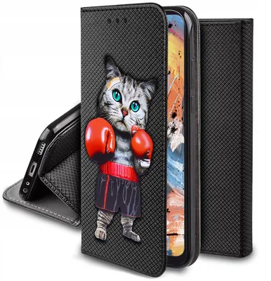 Zdjęcie produktu dla Etui Motorola Moto G54 5G|Power Edition Magnet Wzory Case Portfel +Szkło 9H