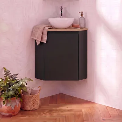 Image de Meuble lave-mains d'angle SORRENTO avec vasque