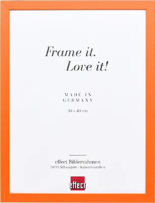 Produktbild von effect Holzrahmen Top Cube orange 28x35 cm