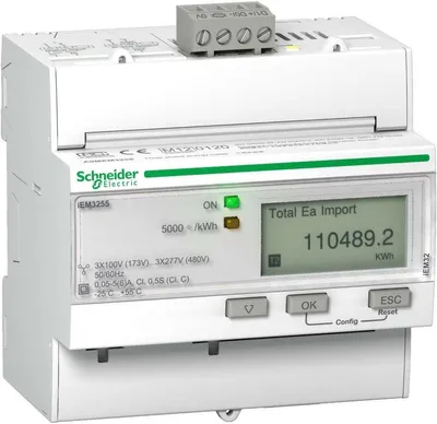 Produktbild von Schneider Electric A9MEM3255 Energiemanagement-Modul AC Weiß Kabelgebunden (A9MEM3255)