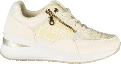 Produktbild von Eleganter Damensneaker in Weiß mit Reißverschluss & Plateau-Sohle