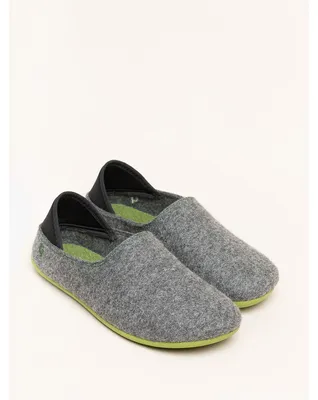 Produktbild von Gottstein Wool Slip-On Hausschuh Slipper für draußen und drinnen, Aus 100% Schurwolle, Mit rutschfester Gummisohle