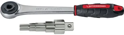 Produktbild von Stufenschlüsselset Gr.3 1 Zoll Antriebs-4-KT.1/2 Zoll m.Ratsche ROTHENBERGER