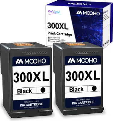 Produktbild von 2 schwarz Druckerpatronen für HP 301 XL 3050 Envy 4500 4504 5530 Deskjet 1050 2540 2050A
