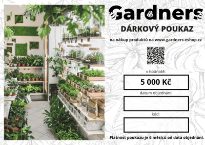 Obrázok produktu pre Gardners Dárkový poukaz 5000 Kč