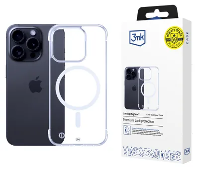 Image de 3mk Housse de protection Just20g MagCase Cover avec MagSafe pour Apple iPhone 16 Pro Backcover