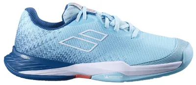 Produktbild von Babolat Jet Mach 3 Clay Junior Sandplatz Tennis Tennisschuhe Sportschuhe blau/weiß 33S23730-4105, Schuhgröße:38.5 EU