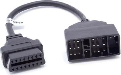 Produktbild von vhbw OBD Adapter 22Pin-OBD1 auf OBD2 kompatibel mit Lexus - 20 cm