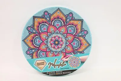 Image de Toile, diamant rond décoratif, bleu 260016N 94694