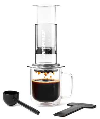 Kaffeepresse 3-in-1: French Press, Pour-over, Espresso, transparent