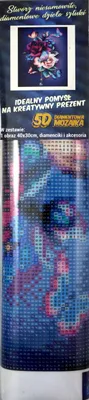 Produktbild von Diamentowa mozaika Kwiaty z motylami 40x30cm 1006711