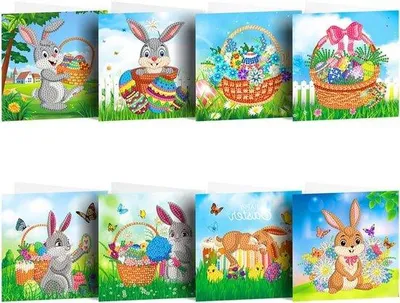 Productafbeelding van Diamantverfset - 5D diamantpatroon - 15 x 15 cm - Cadeauidee