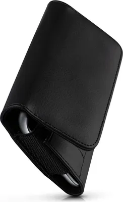 Produktbild von moex® Handy Quertasche kompatibel mit Vernee M5 - Hülle mit Gürtelclip, Schwarz