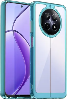 Obrázek produktu pro Pouzdro pro Realme 13 5G průhledné, nárazuvzdorné TPU silikonové ochranné pouzdro nebesky modré