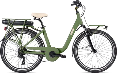 Produktbild von VENICE - I love Italy Elektro-Citybike 26 Zoll LETOULE "LaFolie" , Verde Palma