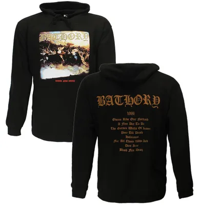 Obrázek produktu pro Mikina s kapucí Bathory Blood Fire Death – XL