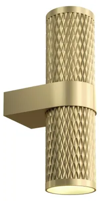 Zdjęcie produktu dla Kinkiet FOCUS DESIGN mosiężno-złoty 2xGU10x7W aluminium wym:21,7x6,5x10,6cm IP20 Maytoni