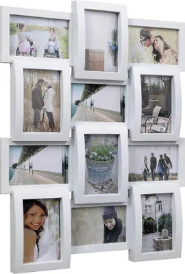 Produktbild von Famanu Bilderrahmen Set - Wanddekoration für 12 Fotos