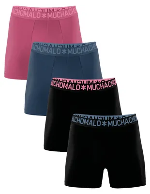 Productafbeelding van Muchachomalo heren boxershorts – 4-pack – bamboevezel & stretch – ademende ondergoed – maat S - U-BAMBOO1132-51