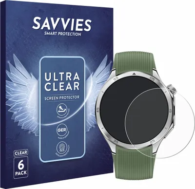 Produktbild von 6x Für OnePlus Watch 3 Schutzfolie Savvies Displayschutz Display Schutz Folie Klar Transparent