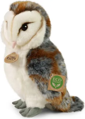 Obrázek produktu pro Plyšový pták sova pálená 27 cm ECO-FRIENDLY