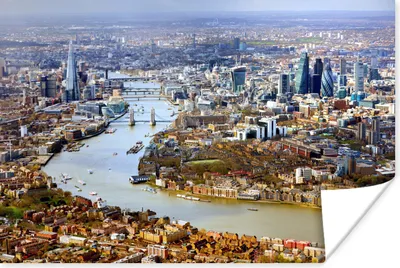 Produktbild von MuchoWow® Poster London - England - Themse 30x20 cm - Plakate - Print