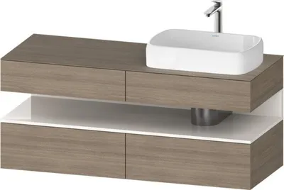Produktbild von Duravit QA4766022350000 QAT KWTU WH Eck 1400x550x600 Ei Tra