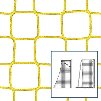 Produktbild von Sport-Thieme Kleinfeld-Fußballtornetz, Gelb, 4 mm