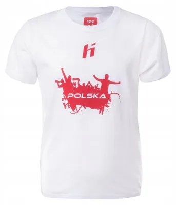 Produktbild von Huari - "Poland Fan" T-Shirt für Kinder IG4115 (110) (Weiß/Rot)