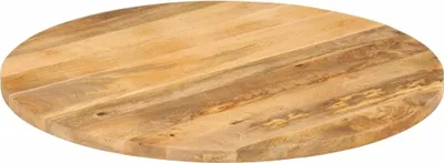 Immagine prodotto di Piano tavolo vidaXL Ø 80x3,8 cm, rotondo, in legno massello di mango