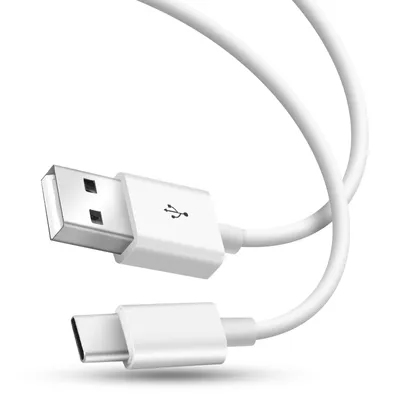 Obrázok produktu pre Nabíjací a synchronizačný kábel USB / USB-C 2.0, 1 m dlhý kábel - biely