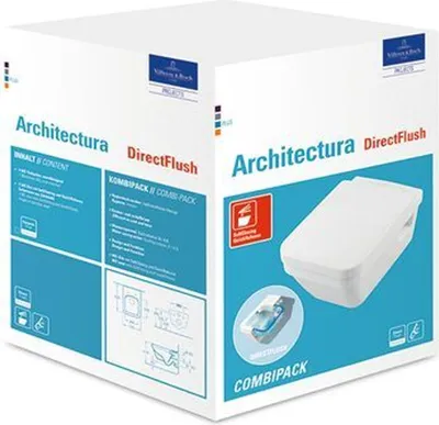 Produktbild von Villeroy & Boch Combi-Pack Architectura 5685HR Rechteck Weiß Alpin