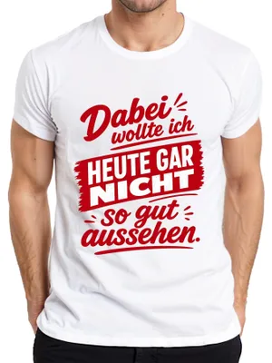 Productafbeelding van "Statement Sarkasmus Party" heren T-shirt, wit, maat 3XL