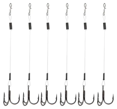 Produktbild von 2er-Pack SGWLPK110 10 cm Angelschnurhaken Treble Stinger Weichköder für Köder
