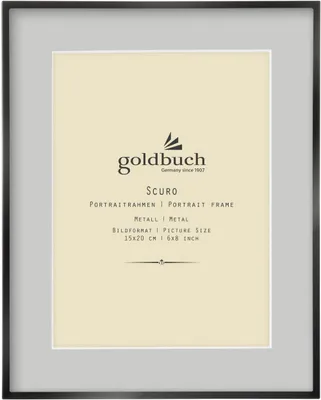 Immagine prodotto di Cornice in metallo Goldbuch Scuro nera 15x20 cm