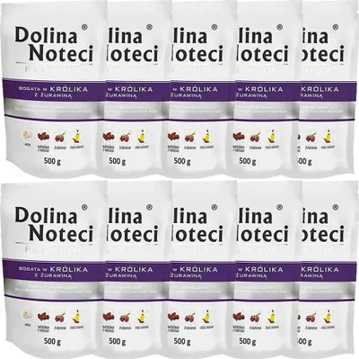 Produktbild von DOLINA NOTECI Premium Rich in rabbit with cranberries - Nassfutter für Hunde - 500 g