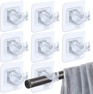 Produktbild von Famanu Halter selbstklebend - 8 Stück - Transparent