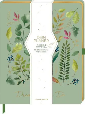 Produktbild von Planer mit Stoffeinband, undatiert, 176 Seiten, Leseband und Stiftehalterung, Folienschnitt
